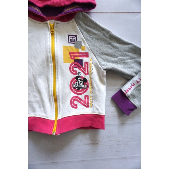 Walt Disney World 2021 Zip-Up Hoodie - Size M (7/8) - Picture 2 of 7